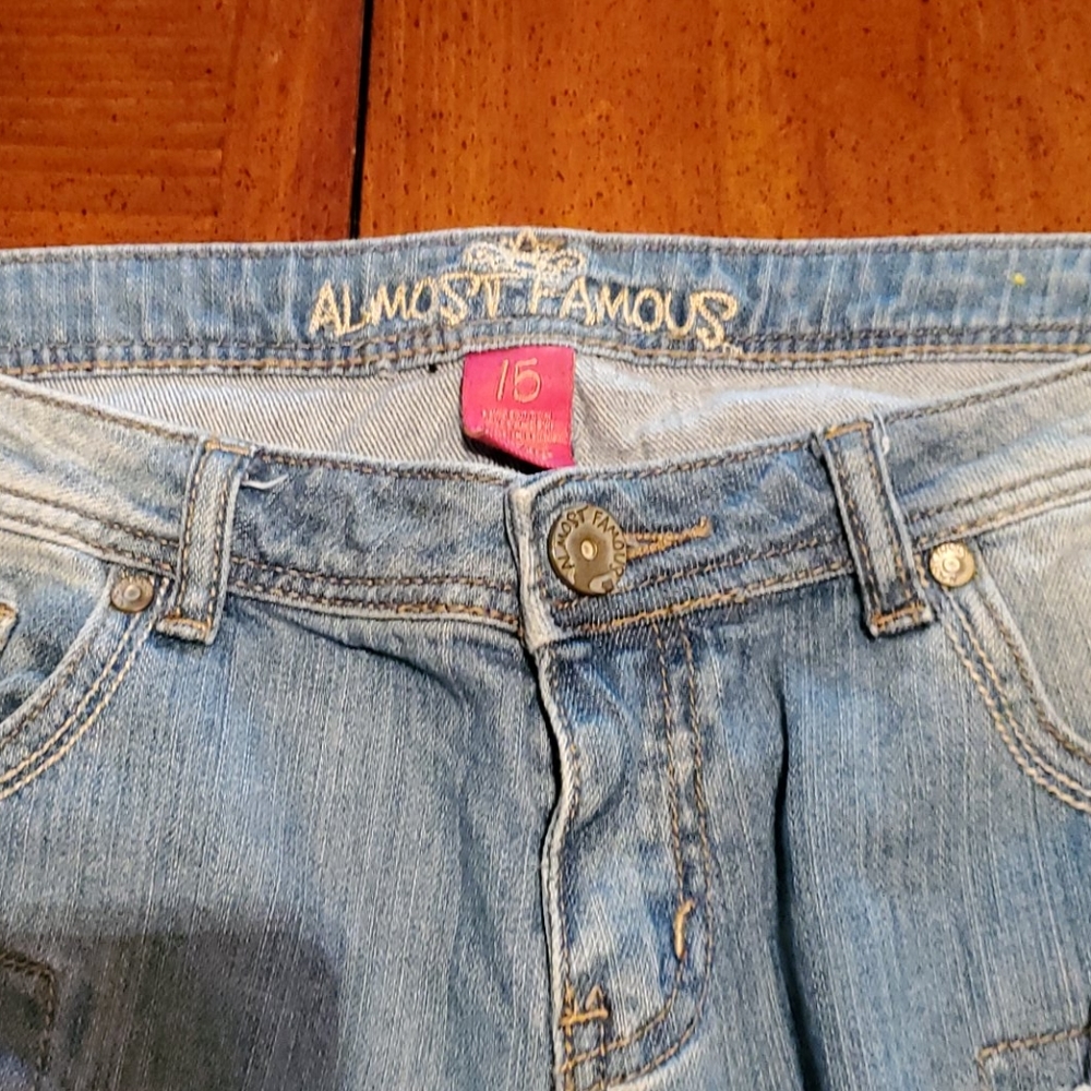 Almost famous jeans size 15 womens